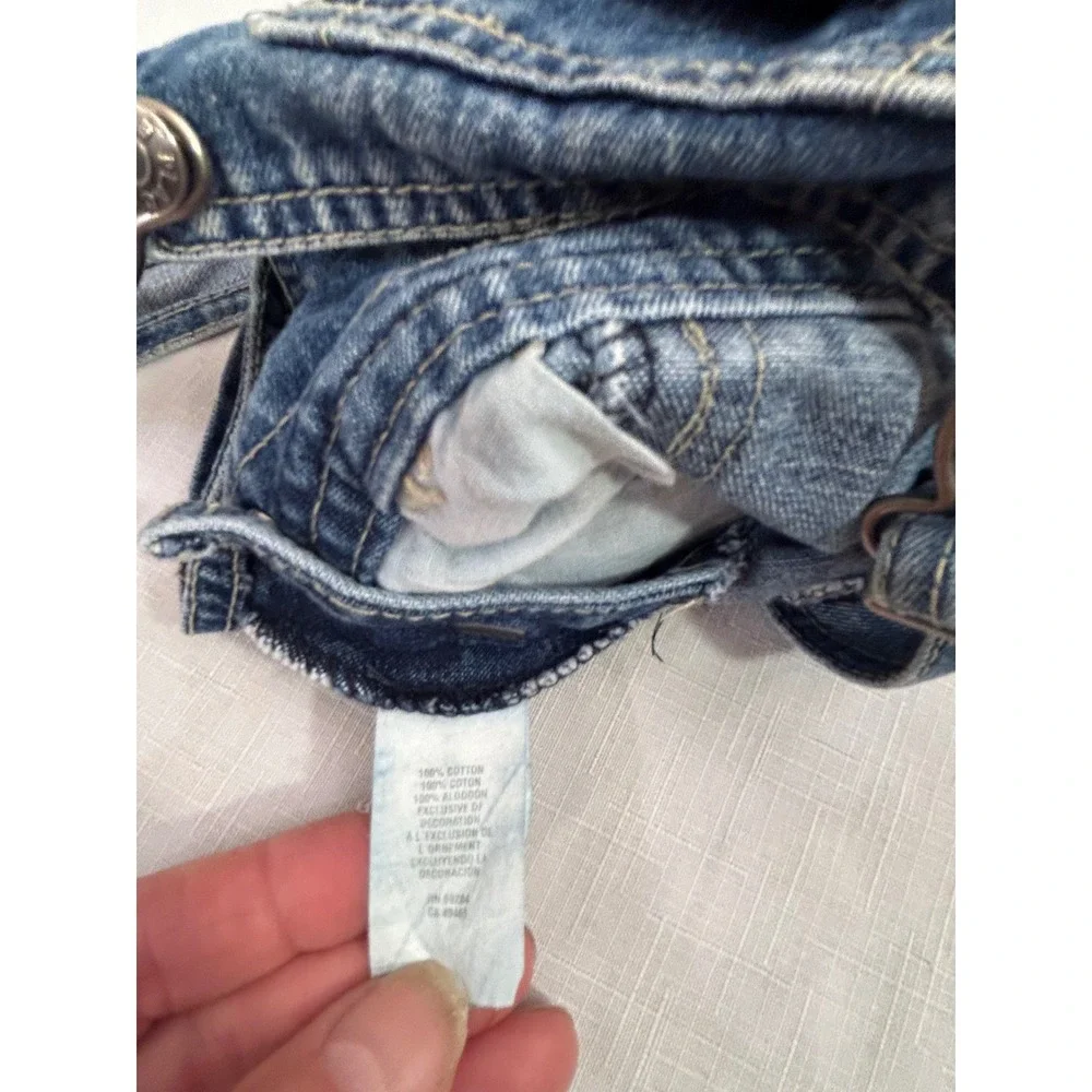 The Children's Place Denim Shortalls 18M Blue Snap Inseam Overalls Kids